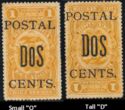 Stamps of consular service with three line overprint POSTAL 