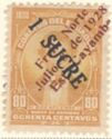 Vicente Rocafuerte Bejarano, overprinted