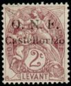 Type Blanc overprinted