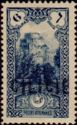 The Seven Towers of Yedi-Kul overprinted