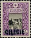 Old General Post Office Istanbul overprinted