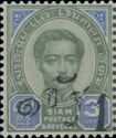 King Chulalongkorn, surcharged (Type II)
