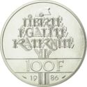 100 Francs (100th Anniversary of the Statue of Liberty - Essai)