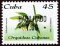 1995 Orchid Issue Overprinted HABILITADO & New Value