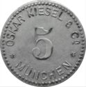 5 Pfennig (Oskar Kiesel & Cº)