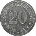20 Pfennig (Oskar Kiesel & Cº)