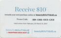 Receive $10* - Beauty BOUTIQUE by Shopper Drug Mart