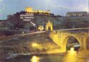 Toledo. Alcántara Bridge and Restaurant "La Cubana"