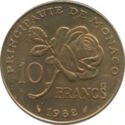 10 Francs (Death of Princess Grace)