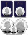 50 Pence (95th Birthday of H.M. Queen Elizabeth II - 1950 Silver 2 Size)
