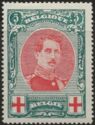 King Albert I - Red Medallion - Perf. 14