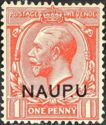 King George V - Overprinted 'NAUP.U'