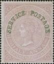 Queen Victoria - Overprint "SERVICE POSTAGE"  on fiscal