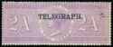 Queen Victoria (1819-1901) - Overprinted "TELEGRAPH."