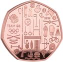 50 Pence (Team Great Britain at the 2021 Olympics - Gold)