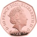 50 Pence (Team Great Britain at the 2021 Olympics - Gold)