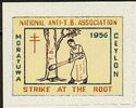 Moratuwa Anti-TB Association 1956: Chopping a tree (English)