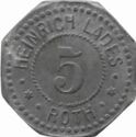 5 Pfennig (Heinrich Lades)