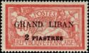 Type Merson overprinted and Lebanese surcharge