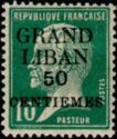 Type Pasteur overprinted and Lebanese surcharge