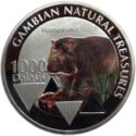 1,000 Dalasis (Gambian Natural Treasures - Hippopotamus)