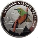 1,000 Dalasis (Gambian Natural Treasures - Green Bee-eater)