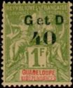 Type Groupe overprint and surcharge
