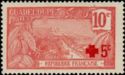 Houelmont Mount overprinted Red Cross and surcharged