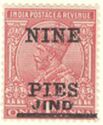 King George V overprinted - surcharged