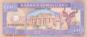 10 Somaliland Shillings