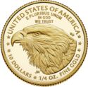 10 Dollars (1/4 Oz. Fine Gold - American Gold Eagle - Type 2)