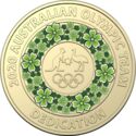 2 Dollars (Australian Olympic emblem "Dedication")