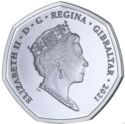 50 Pence (Postponed 2020 Summer Olympic Games - Olympic Rowing. Silver)