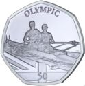 50 Pence (Postponed 2020 Summer Olympic Games - Olympic Rowing)