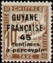 Type Duval overprint and surcharge