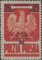 Polish Eagle, Surcharge 1,5zł on 25gr