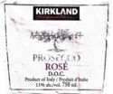 Kirkland Prosecco Rosé D.O.C.G