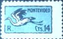 Heron, inscribed "MONTEVIDEO"