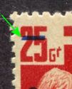 Polish Eagle, Surcharge 3z on 25g Gniezno 22.1.1945