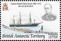 Robert Falcon Scott and ship Discovery