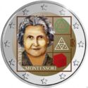 2 Euro (Maria Montessori. Coloured 4)