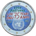 2 Euro (75th anniversary of United Nations. Coloured 2)