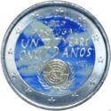 2 Euro (75th anniversary of United Nations. Coloured 3)