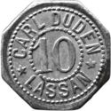 10 Pfennig (Carl Duden)