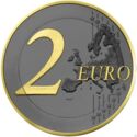 2 Euro (Rome. Ruthénium)