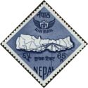 Map of Nepal with Airlines Network