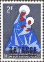 Madonna and child overprinted KATANGA
