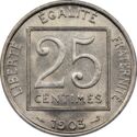 25 Centimes (Piedfort)
