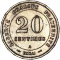 20 Centimes (Essai - Merley. 20 sides)