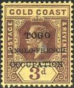 Stamp Gold Coast overprinted
